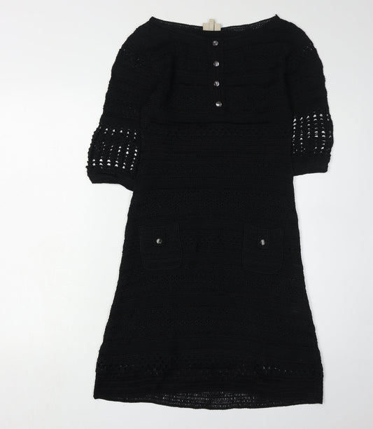 Karen Millen Black Knit Dress, Women's Size 4