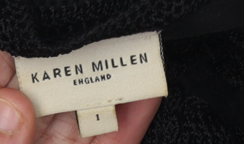 Karen Millen Black Knit Dress, Women's Size 4