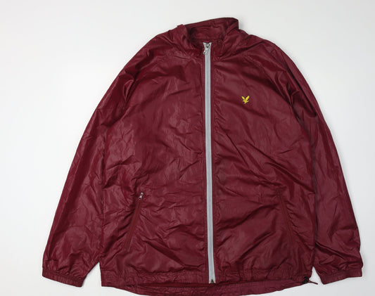 Lyle & Scott Men's Red Windbreaker Jacket XL