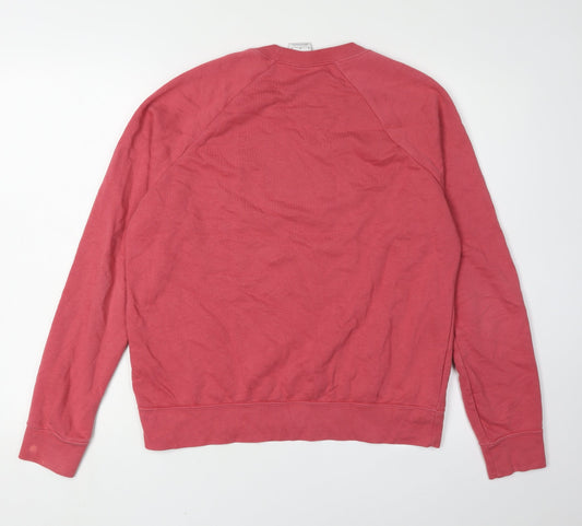 Nike Red Unisex Sweatshirt, M, Casual Logo Sportswear