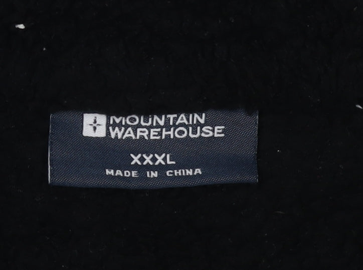Mountain Warehouse Unisex Black 3XL Fleece Sweatshirt