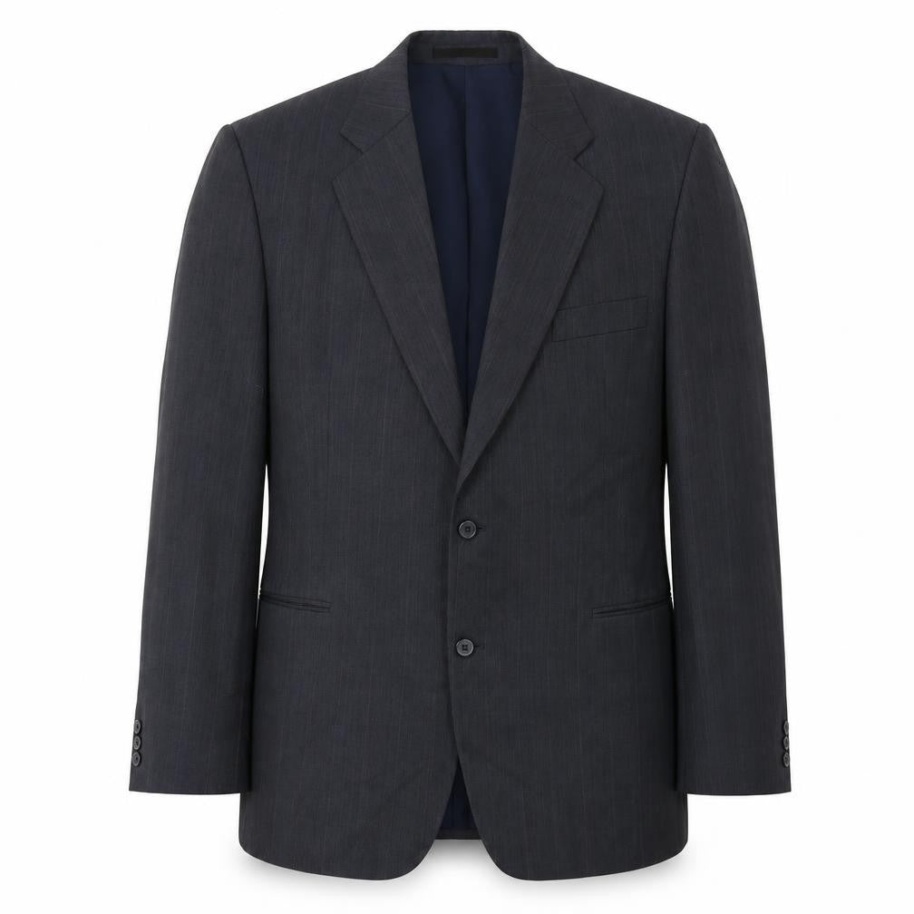 C&A Men's Black Suit Jacket, Medium, Classic Fit