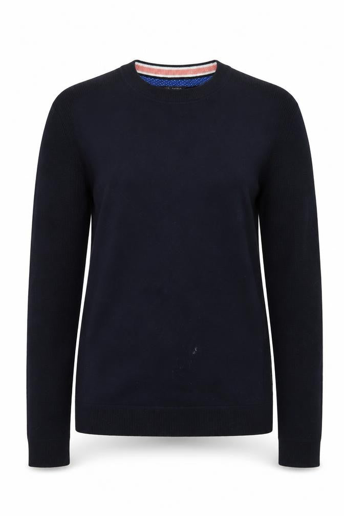 Unisex Adultss UK M Regular Ted Baker Black Pullover Tight-Knit