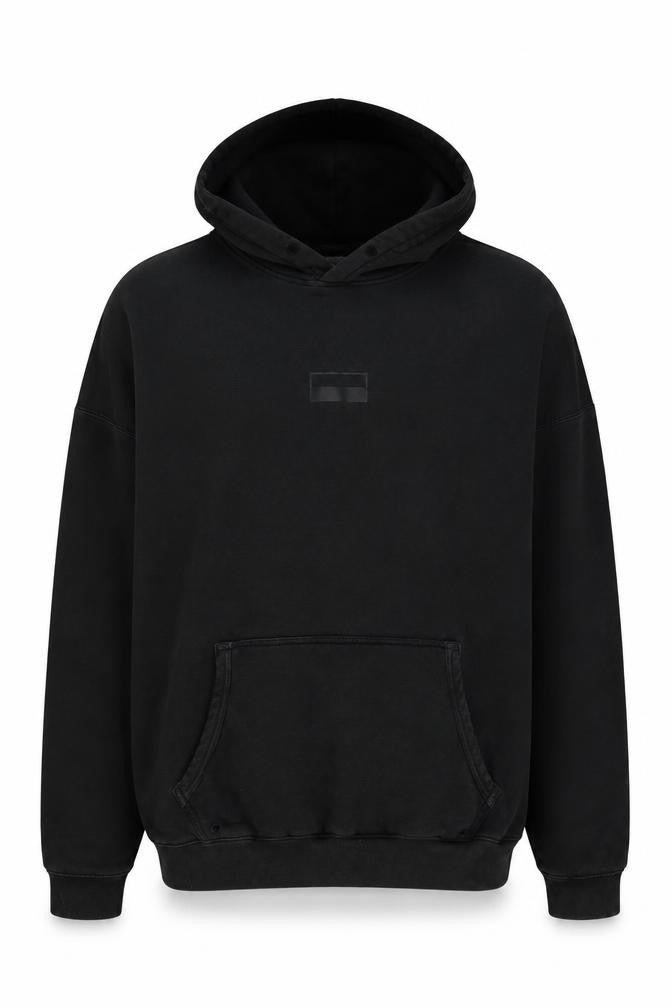 Mens UK M Regular adidas Black Pullover Hoodie