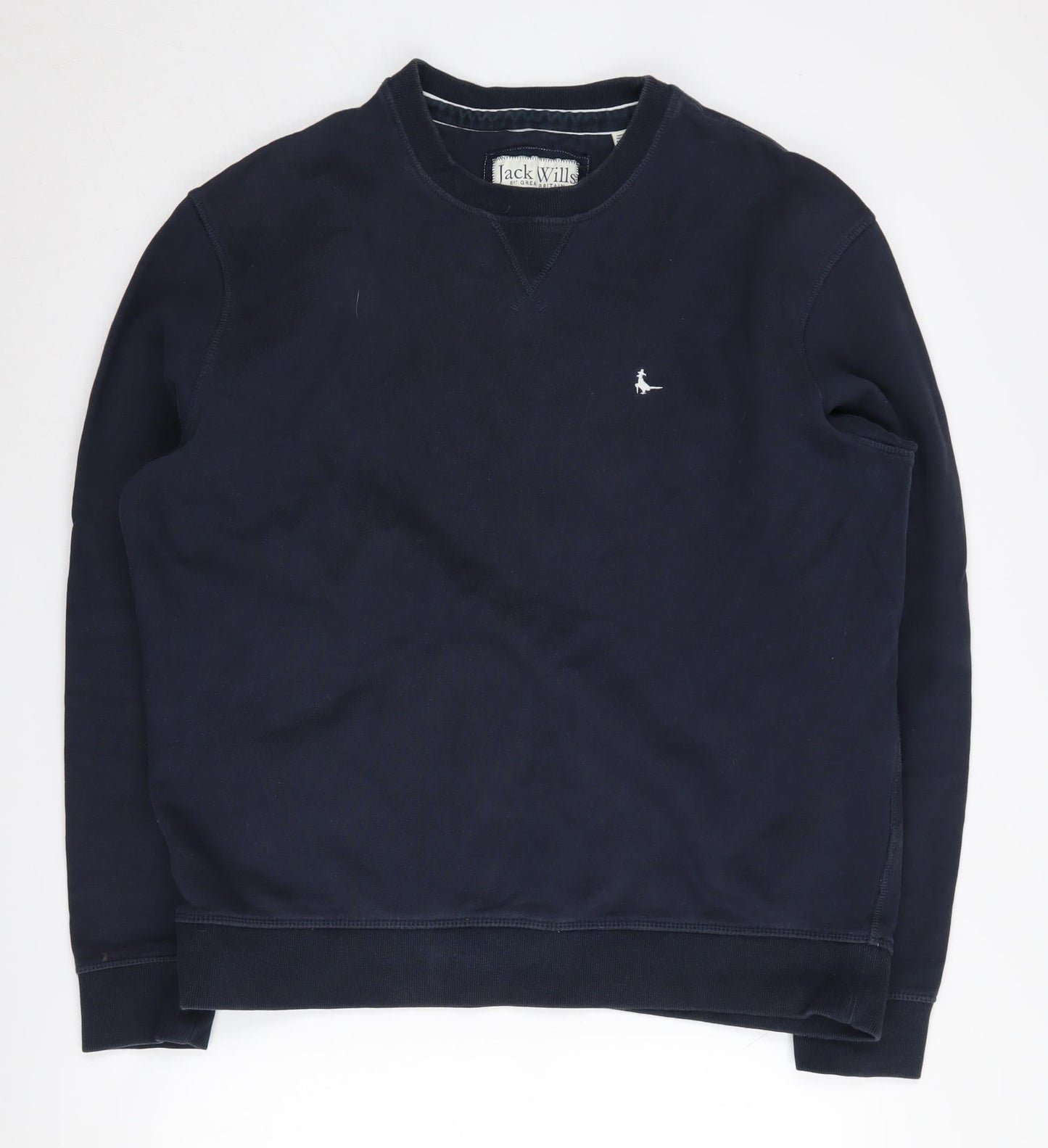 Jack Wills Men's Blue Pullover Sweatshirt L