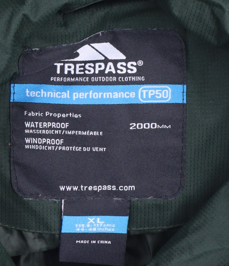 Trespass Men's Green Waterproof Waistcoat XL