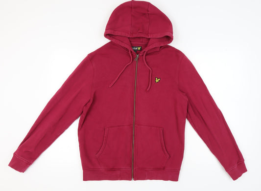 Lyle & Scott Men's Red Full Zip Hoodie L