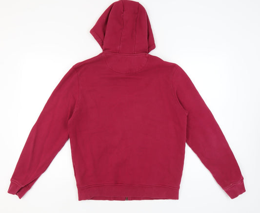 Lyle & Scott Men's Red Full Zip Hoodie L