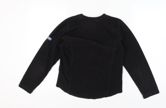 Trespass Boys' Black Fleece Sweatshirt M - Winter Activewear