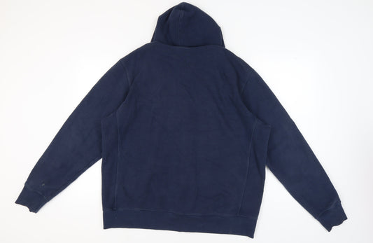 Reebok Men's Blue Full Zip Hoodie 2XL