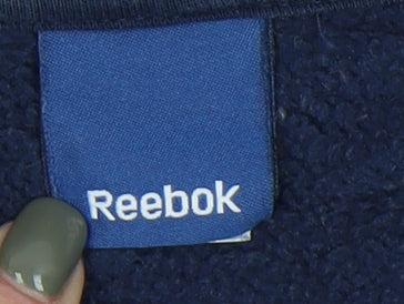 Reebok Men's Blue Full Zip Hoodie 2XL