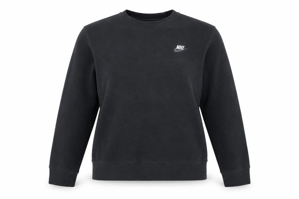 Unisex Adults UK S Regular Nike Black Pullover Sweatshirt