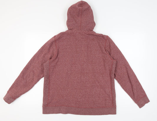 FatFace Men's Red Full Zip Hoodie L