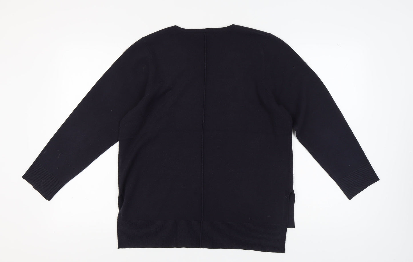 French Connection Women's Black V-Neck Pullover Jumper