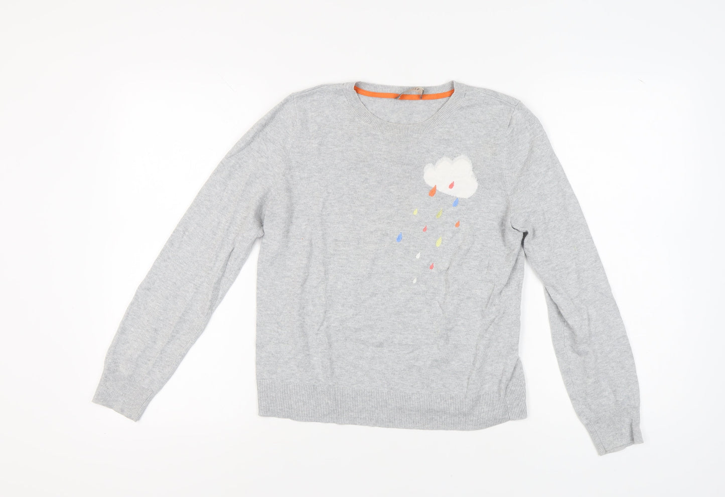 Oasis Women's Grey Pullover Jumper Medium