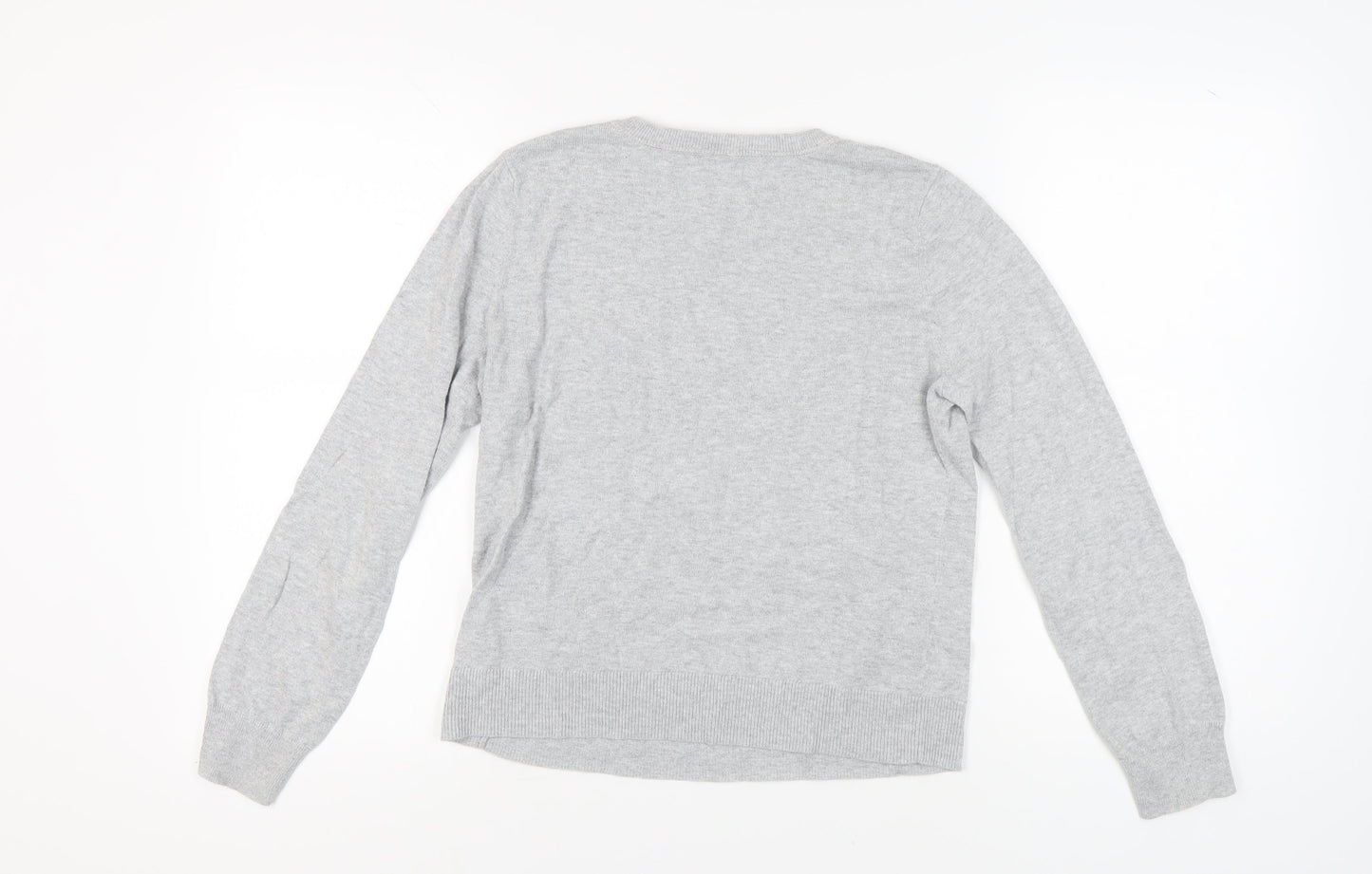 Oasis Women's Grey Pullover Jumper Medium