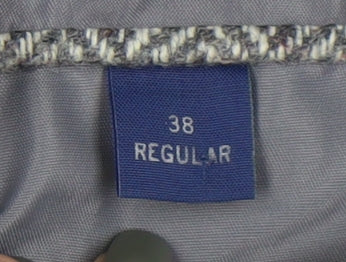 Harbarry of England Men's Grey Tweed Blazer 38 Regular