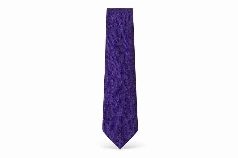 Jeff Banks Men's Purple Silk Slim Tie