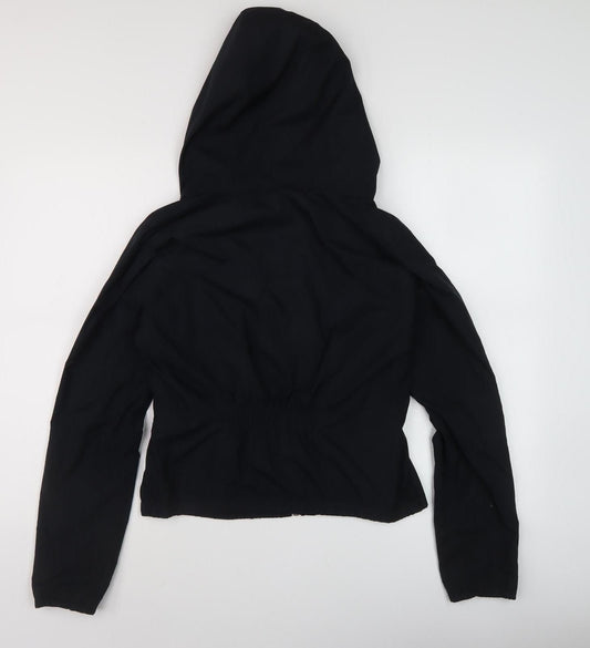 Hollister Women's Black Hoodie M Zip