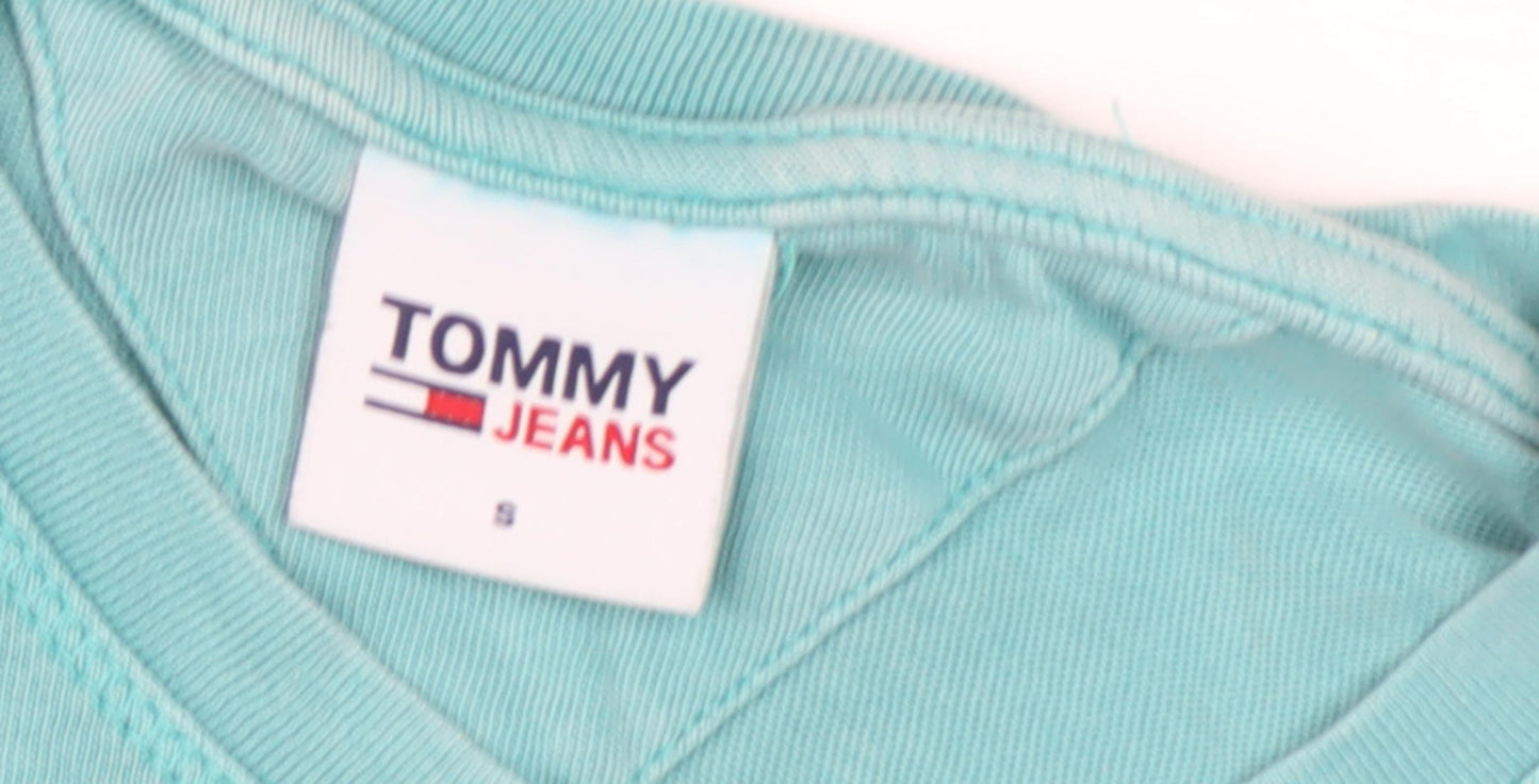 Tommy Jeans Unisex Blue Relaxed Fit Summer T-Shirt S