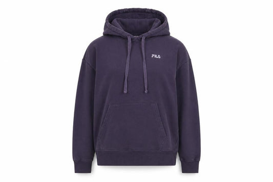 Womens UK S Regular FILA Purple Pullover Hoodie