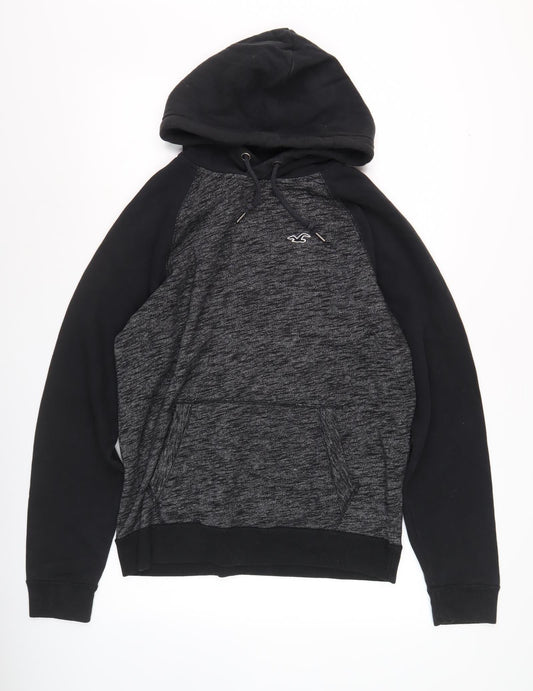 Hollister Men's Black M Pullover Hoodie Logo