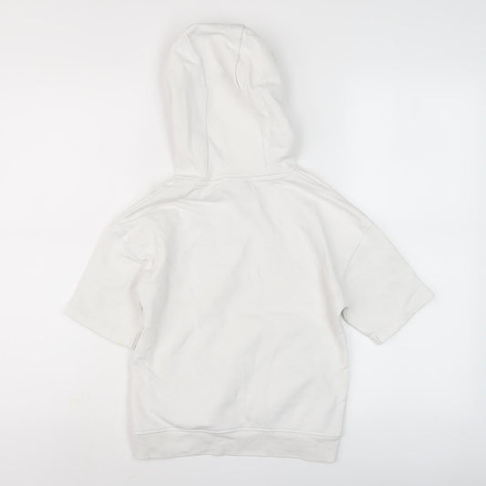 Next Boys NASA Hoodie White 7-8 Years Pullover Space Themed