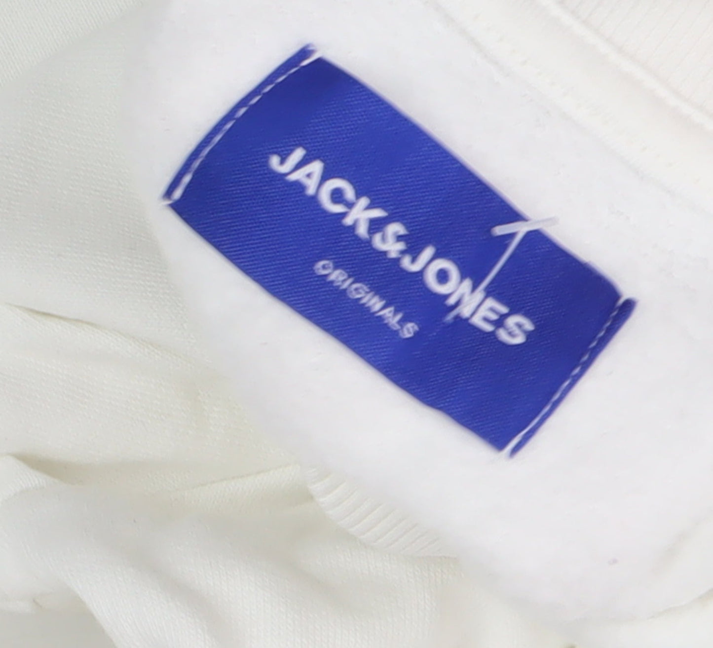 Jack & Jones Men's White Zip Sweatshirt M