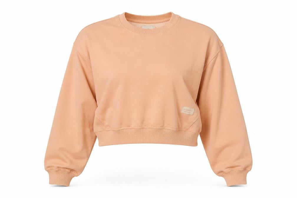 Pull&Bear Women's Orange S Pullover Sweatshirt