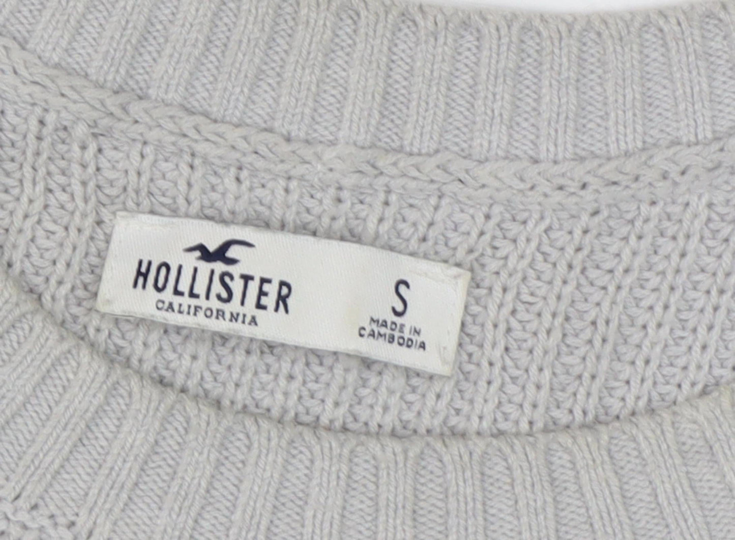 Hollister Women's Multicoloured Striped Pullover Jumper S