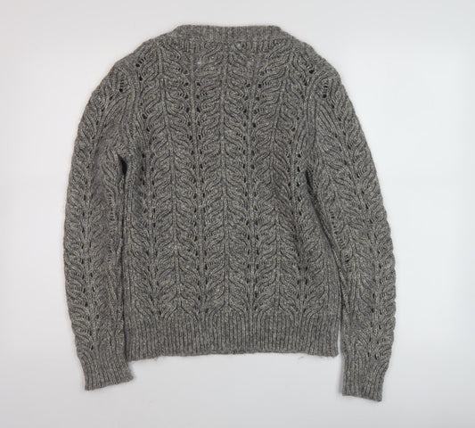 Banana Republic Grey Wool Pullover Jumper, Women S, Casual