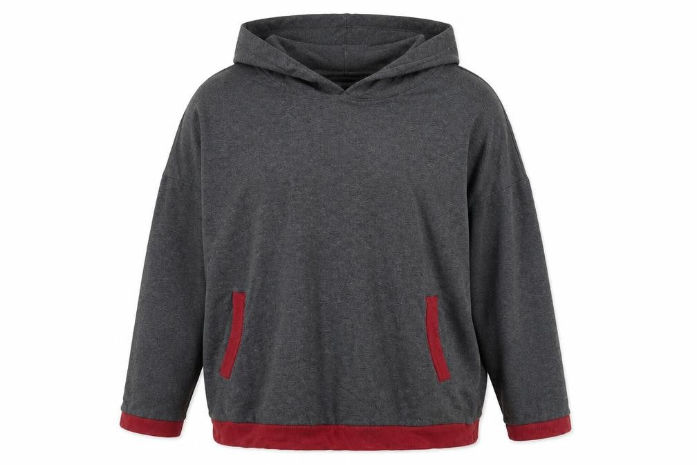 Scott & Scott Women Grey Hooded Knit Jumper Size M