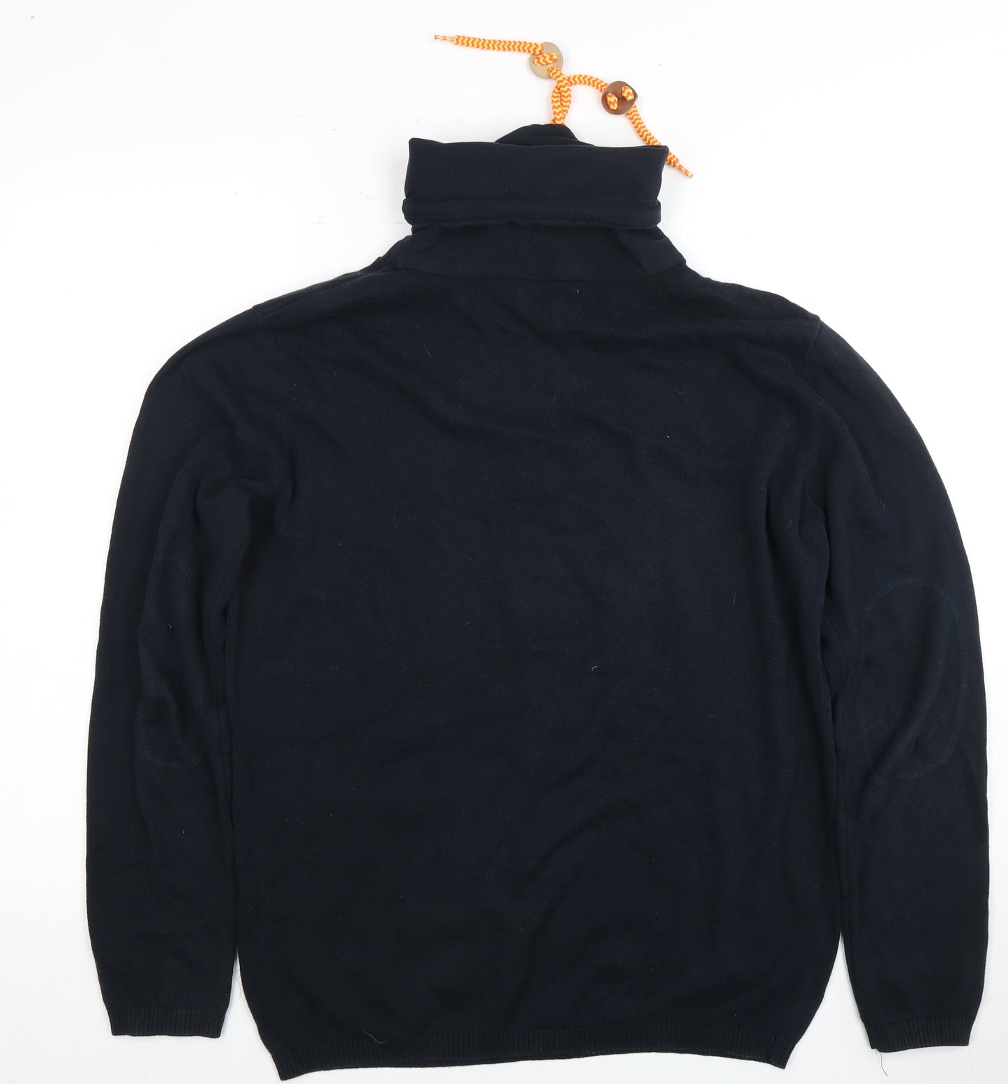 Jack & Jones Men's Black Pullover Sweatshirt, High Neck