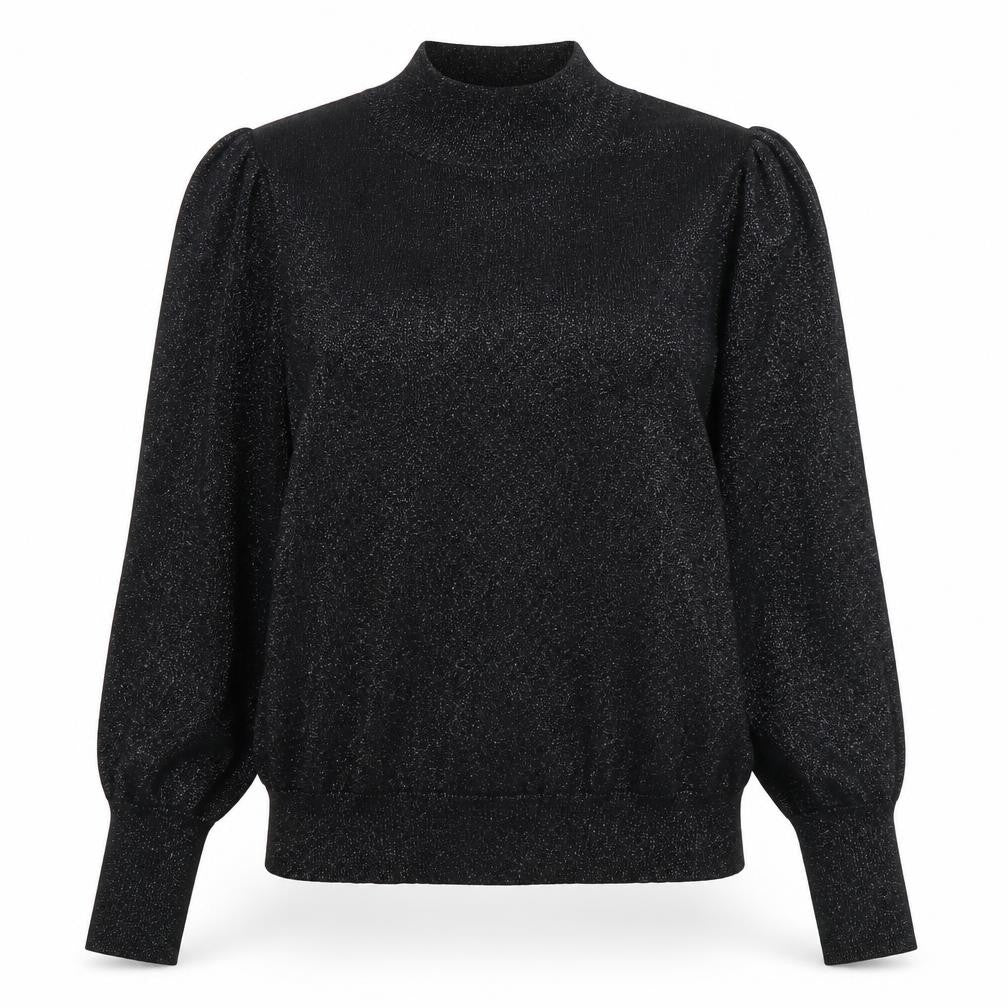 Marks and Spencer Women's Black Mock Neck Jumper