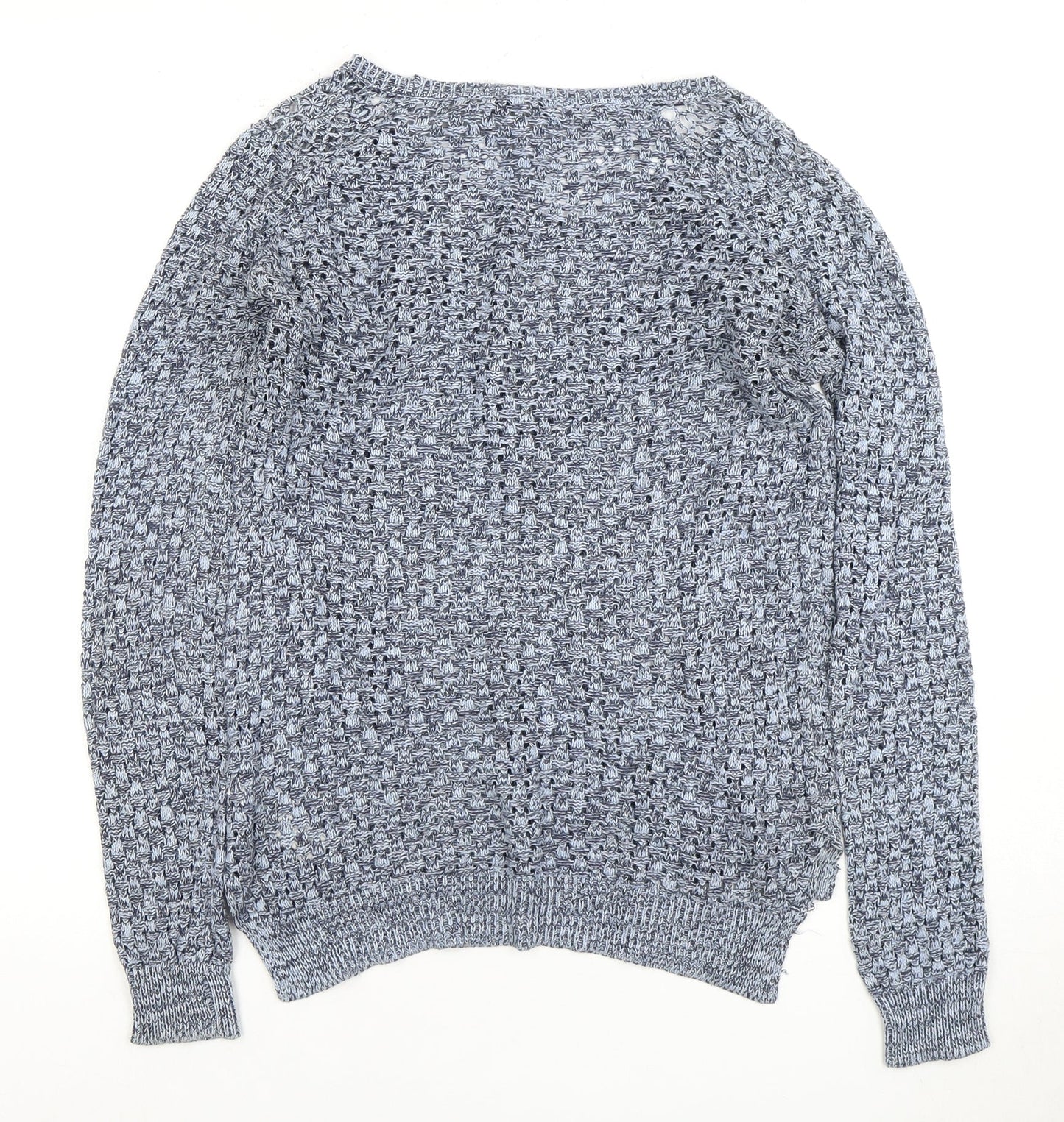 Fat Face Blue Cotton Jumper Women's Size 8 Pullover