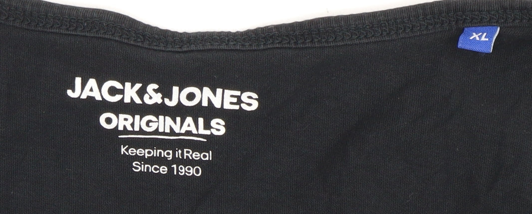 Jack & Jones Black Tank - XL - Unisex Adults Casual Wear