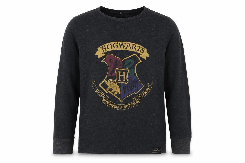 Harry Potter Boys Black Pyjama Top 9-10yrs Long Sleeve