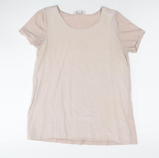 The White Company Women's Beige XS T-Shirt
