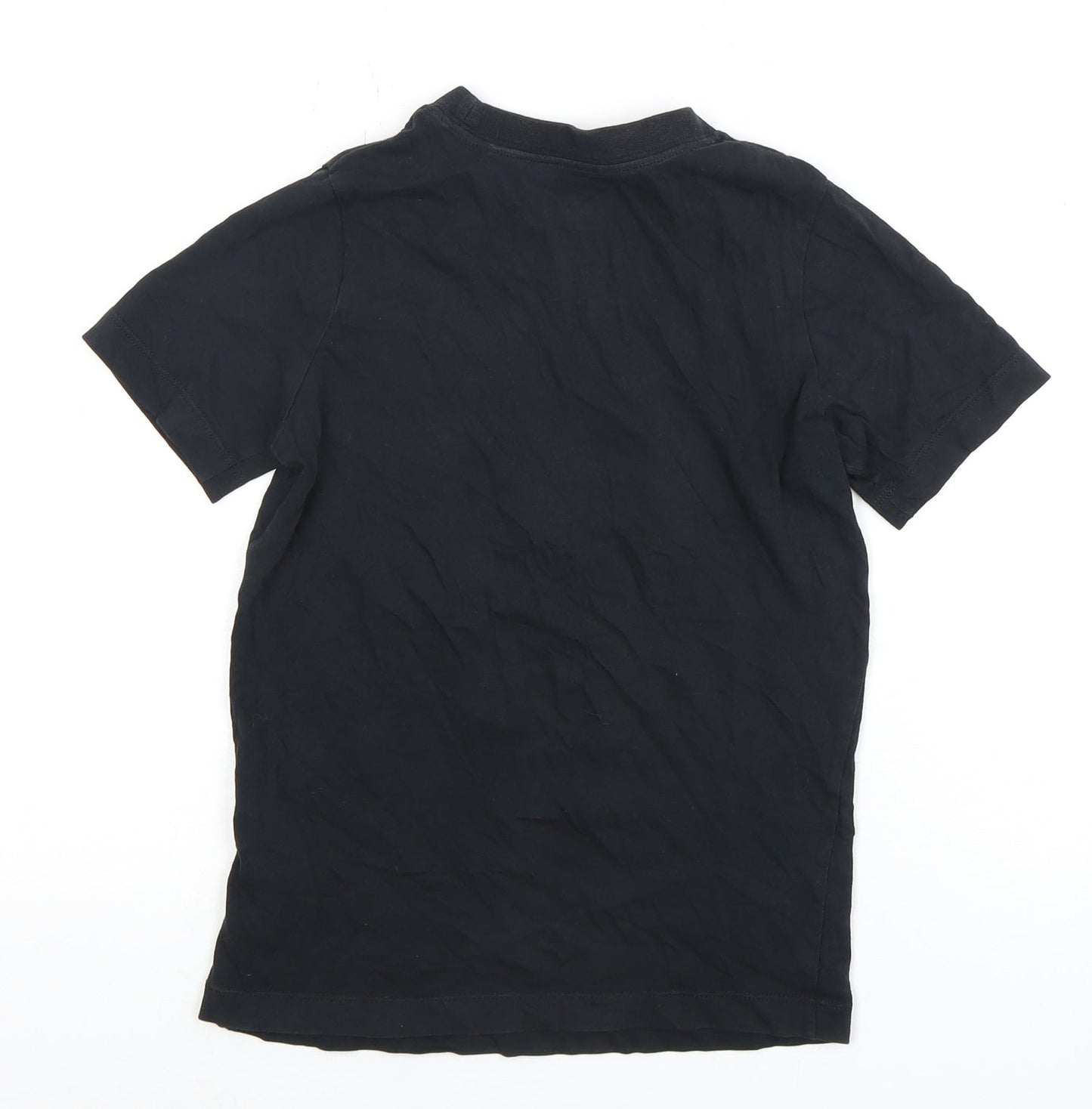 Nike Boys Black Logo T-Shirt, 8-9 Years, Short Sleeve