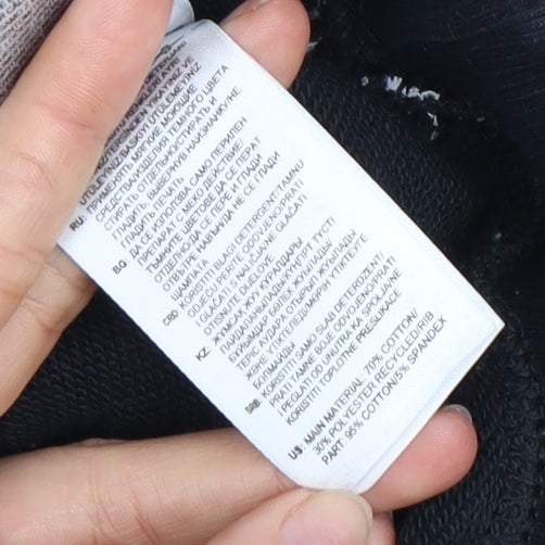 Adidas Women's Black Sweatshirt Size 16 Logo Colourblock