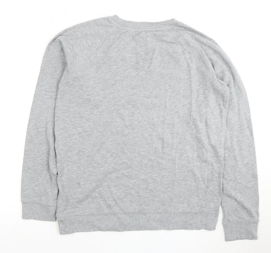 Jack Wills Grey Sweatshirt Unisex Adults UK 12 Pullover