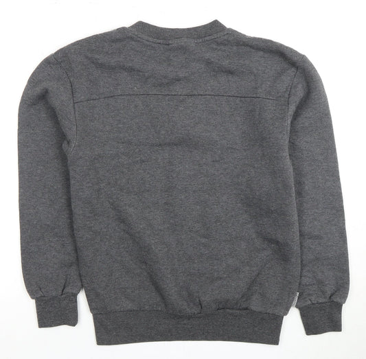 Slazenger Boys Grey Sweatshirt 11-12 Years Crew Neck