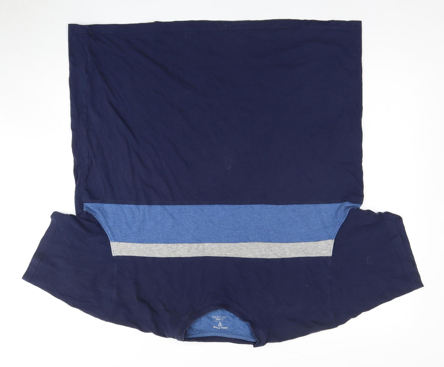 James Pringle Men's Blue XL Colourblock T-Shirt