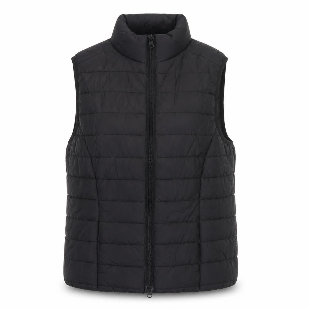 Boohoo Black Women's Puffer Waistcoat Size 10