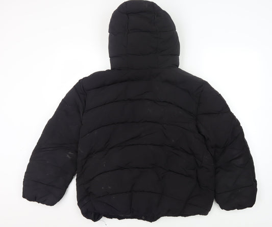 R essentiel Women's Black Puffer Jacket Size 10