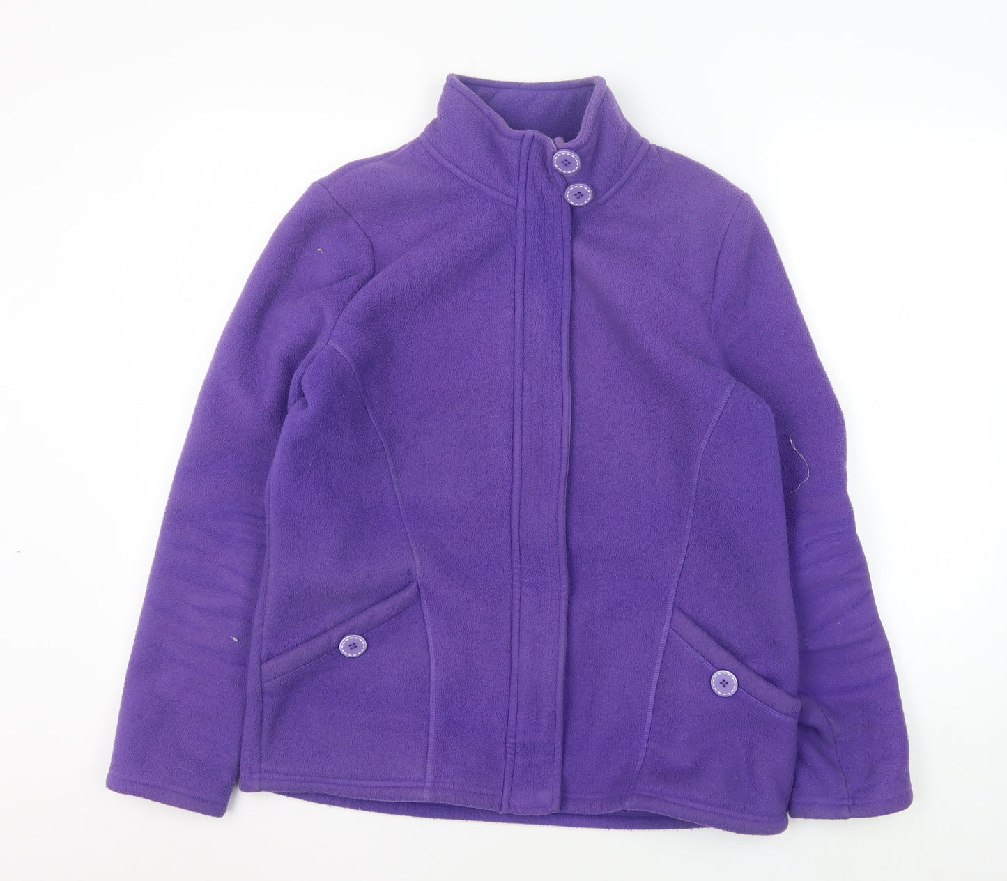 Marks and Spencer Women's Purple Full Zip Sweatshirt