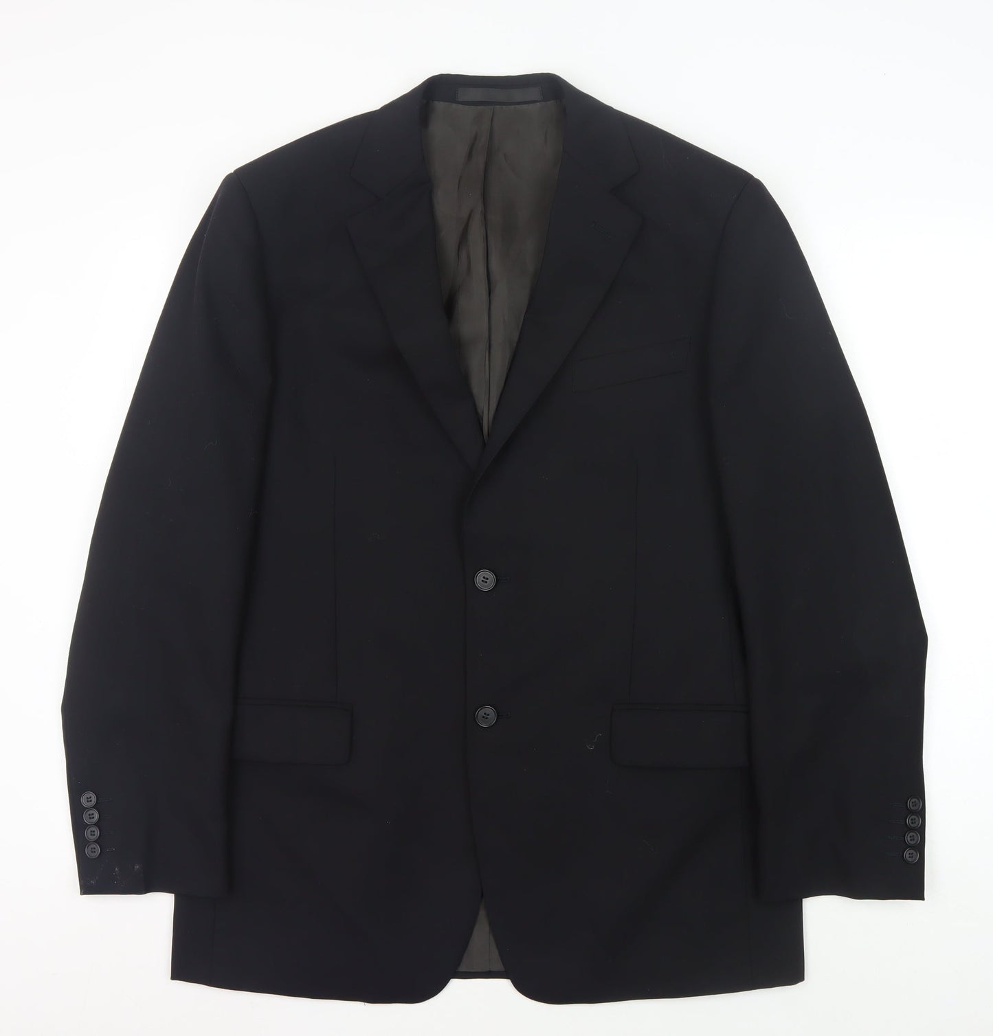 Marks and Spencer Men's Black Blazer, Size 40R