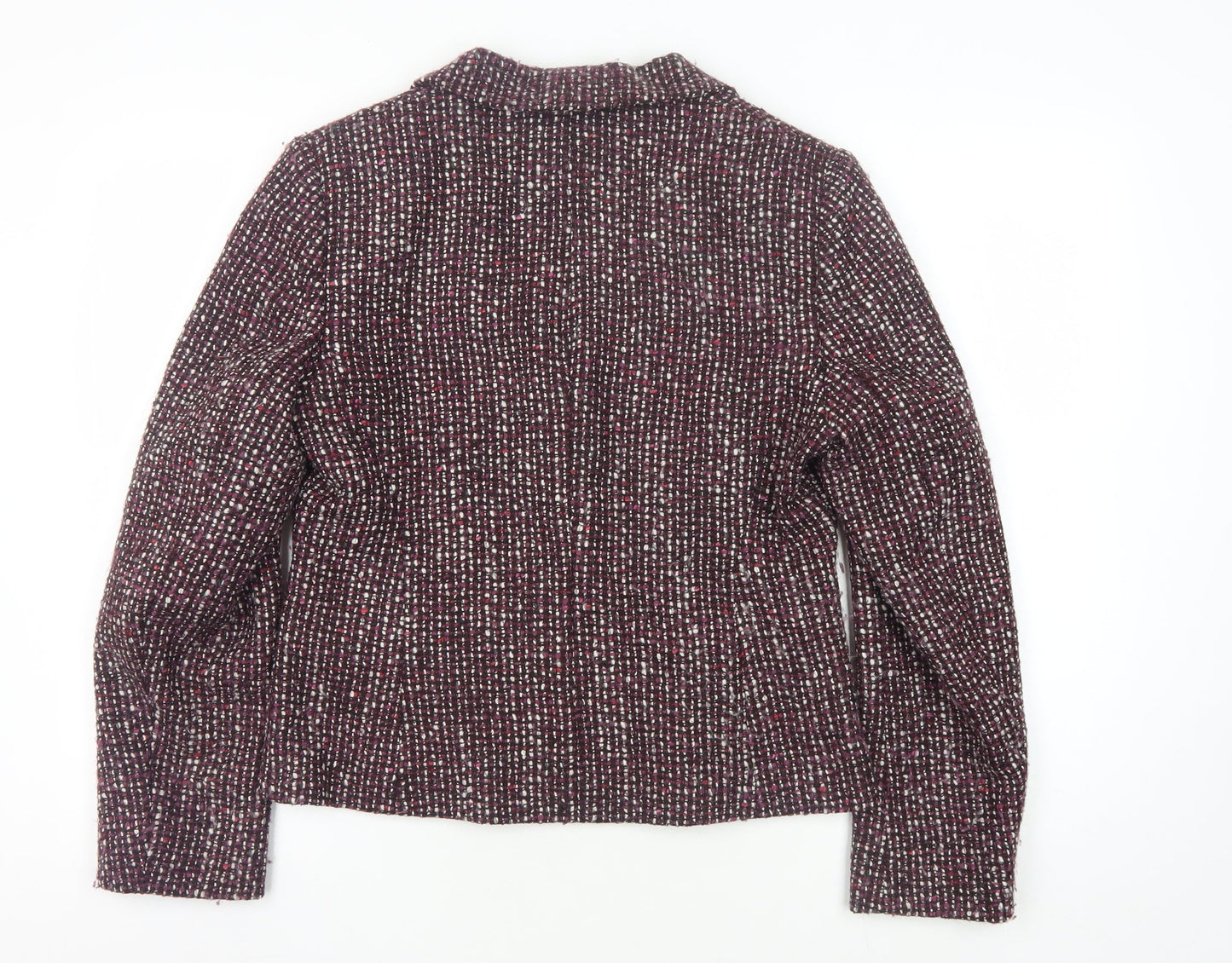 ALEX & Co. Women's Multicoloured Bouclé Blazer Size 12