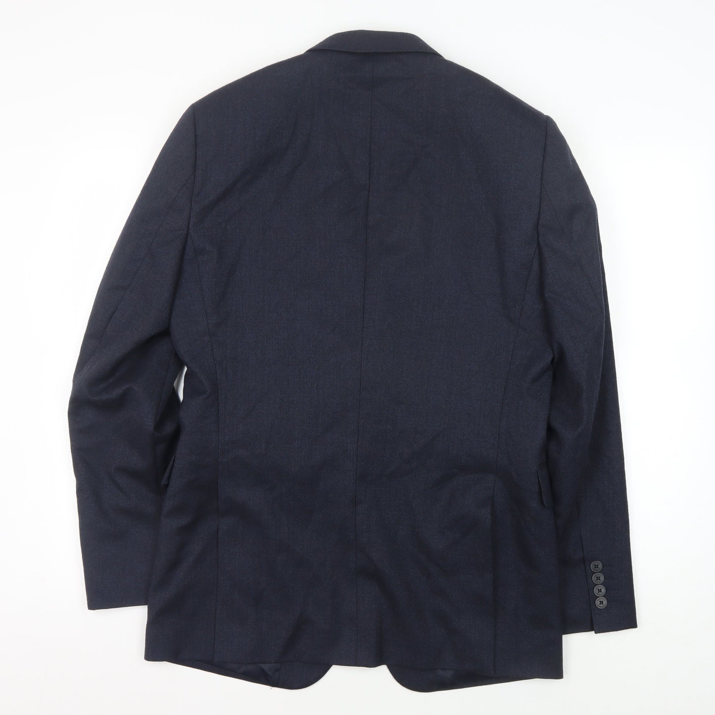 Jaeger Men's Blue Wool Blazer - Size 38R Classic Fit