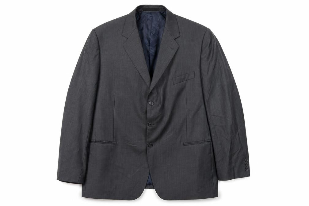 Marks and Spencer Men's Grey Long Blazer Jacket 48L